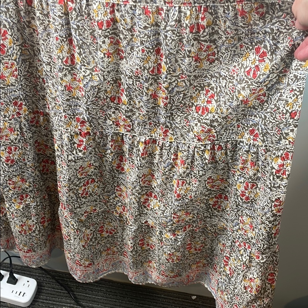 Bass GH Bass & Co Floral Maxi Dress Size 2 - Picture 5 of 6